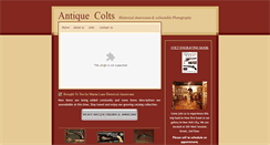 Desktop Screenshot of antiquecolt.com